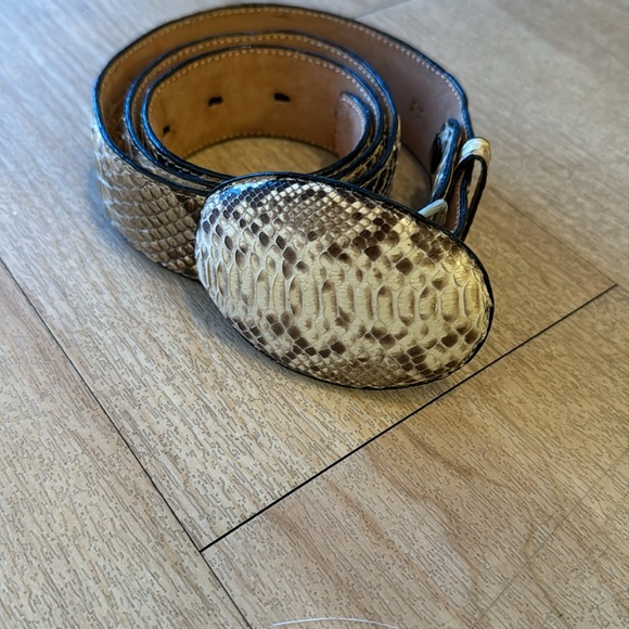 Python Leather belt - Picture 1 of 3